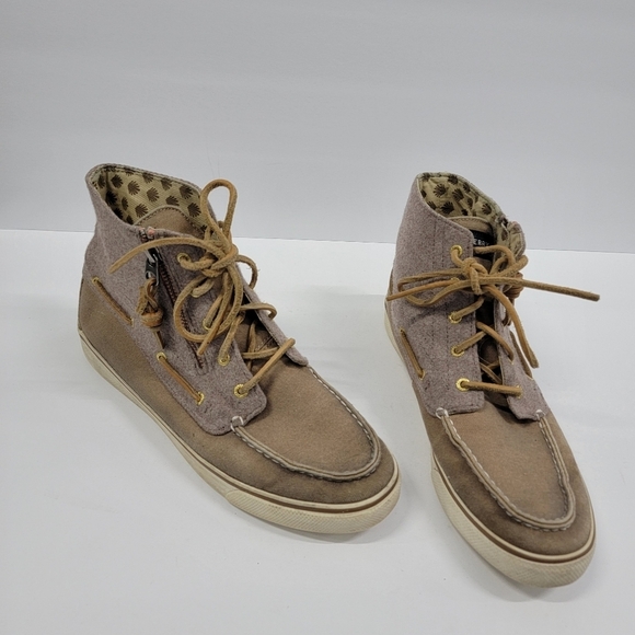 Sperry Topsider Ankle Sneaker Boots 10 - Picture 1 of 11